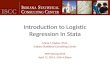 Introduction to Logistic Regression In Stata