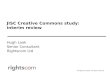 JISC Creative Commons study: interim review