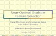 Near-Optimal Scalable Feature Selection