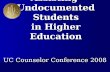 Assisting  Undocumented Students in Higher Education
