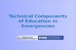Technical Components of Education in Emergencies