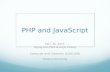 PHP and  JavaScript