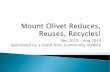 Mount Olivet Reduces, Reuses, Recycles!