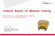 School Board of Monroe County Cost Analysis & Recommendation Summary Verizon vs. Current Carriers
