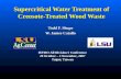Supercritical Water Treatment of Creosote-Treated Wood Waste