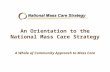 An Orientation to the National Mass Care Strategy  A Whole of Community Approach to Mass Care