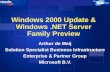 Windows 2000 Update & Windows .NET Server Family Preview