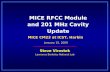 MICE RFCC Module and 201 MHz Cavity Update