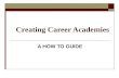 Creating Career Academies