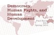 Democracy, Human Rights, and Human Development