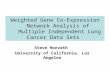 Weighted Gene Co-Expression Network Analysis of  Multiple Independent Lung Cancer Data Sets