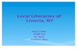 Local Literacies  of  Livonia, NY