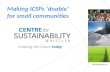 Making ICSPs ‘doable’  for small communities