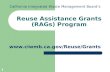 Reuse Assistance Grants (RAGs) Program