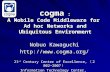 cogma  : A Mobile Code Middleware for  Ad hoc Networks and  Ubiquitous Environment
