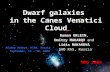 Dwarf galaxies  in the Canes Venatici Cloud