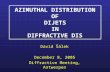 AZIMUTHAL DISTRIBUTION OF DIJETS IN DIFFRACTIVE DIS