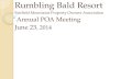 Rumbling Bald Resort Fairfield Mountains Property Owners Association  Annual POA Meeting