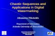 Chaotic Sequences and Applications in Digital Watermarking
