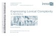 Expressing Lexical Complexity  in SKOS(XL)