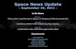 Space News Update - September 26, 2011 -