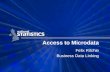 Access to Microdata