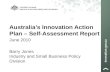 Australia’s Innovation Action Plan – Self-Assessment Report