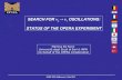 SEARCH FOR          OSCILLATIONS: STATUS OF THE OPERA EXPERIMENT
