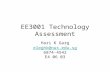 EE3001 Technology Assessment
