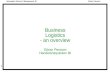 Business Logistics - an overview Göran Persson Handelshøyskolen BI