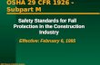 OSHA 29 CFR 1926 - Subpart M