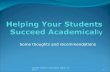 Helping Your Students  Succeed Academical ly