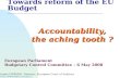 Accountability, the aching tooth ?
