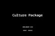 Culture  Package
