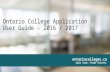 Ontario College  Online Application