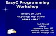 EasyC Programming  Workshop