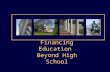 Financing Education  Beyond High School