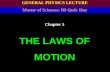 GENERAL PHYSICS LECTURE