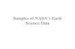 Samples of NASA’s Earth Science Data