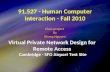 91.527 - Human Computer Interaction - Fall 2010 Class project  By Khang Nguyen