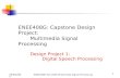 ENEE408G: Capstone Design Project: Multimedia Signal Processing Design Project 1: