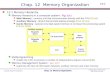 Chap. 12  Memory Organization