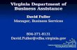 Virginia Department of Business Assistance