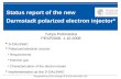 Status report of the new  Darmstadt polarized electron injector*