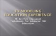 3D Modeling Education Experience