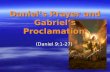 Daniel’s Prayer and Gabriel’s Proclamation