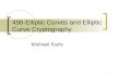 498-Elliptic Curves and Elliptic Curve Cryptography