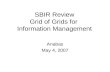 SBIR Review Grid of Grids for  Information Management