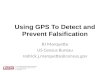 Using GPS To Detect and Prevent Falsification