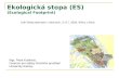 Ekologická stopa (ES) (Ecological Footprint)